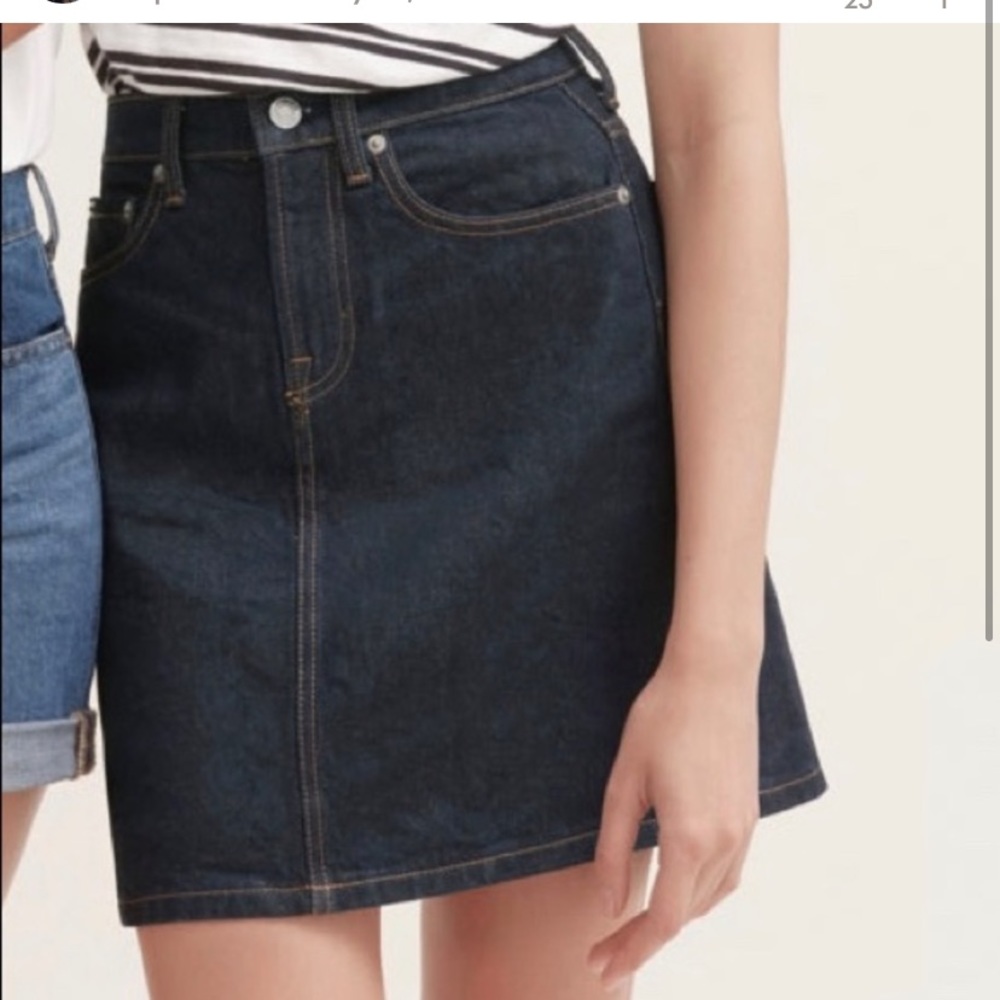 Everlane | Denim skirt